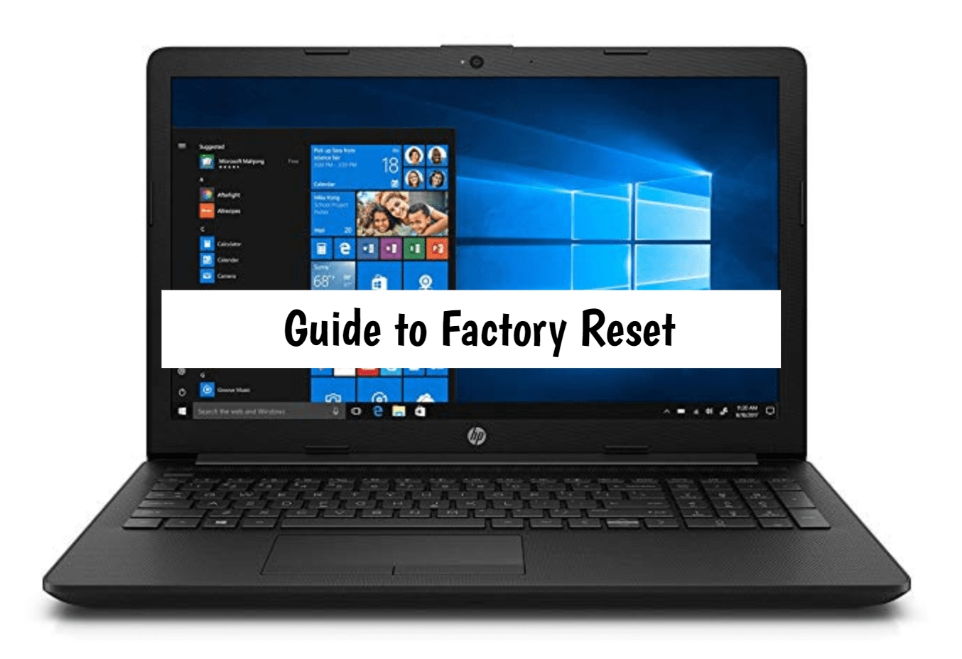 How to Factory Reset HP 22q to clean everything - infofuge